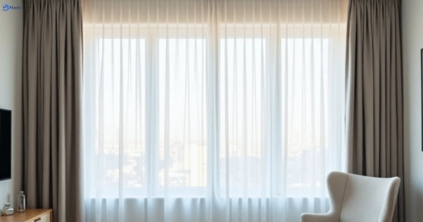 Freshly steam cleaned curtains in kuraby QLD